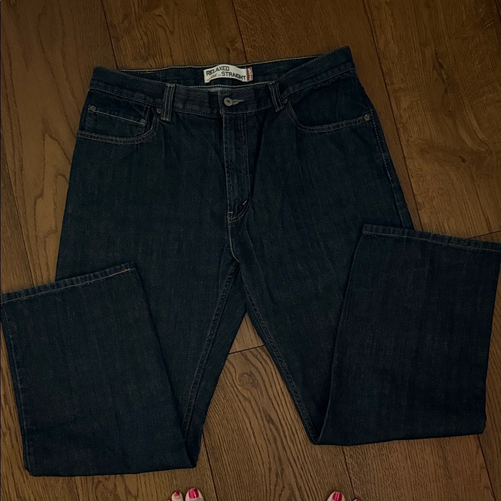 Men's Levi's 559 Dark Blue Relaxed Fit Jeans